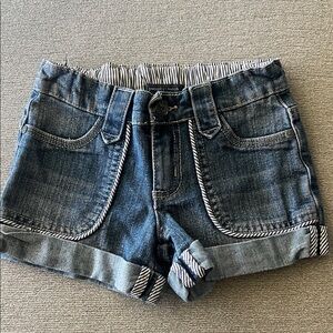 Pumpkin Patch Blue Denim with White Stripes